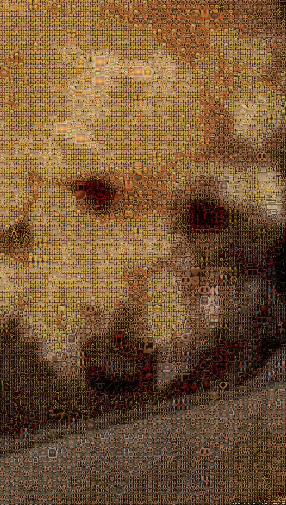 Dog by (no name) | 🖼Emoji Mosaic🎉