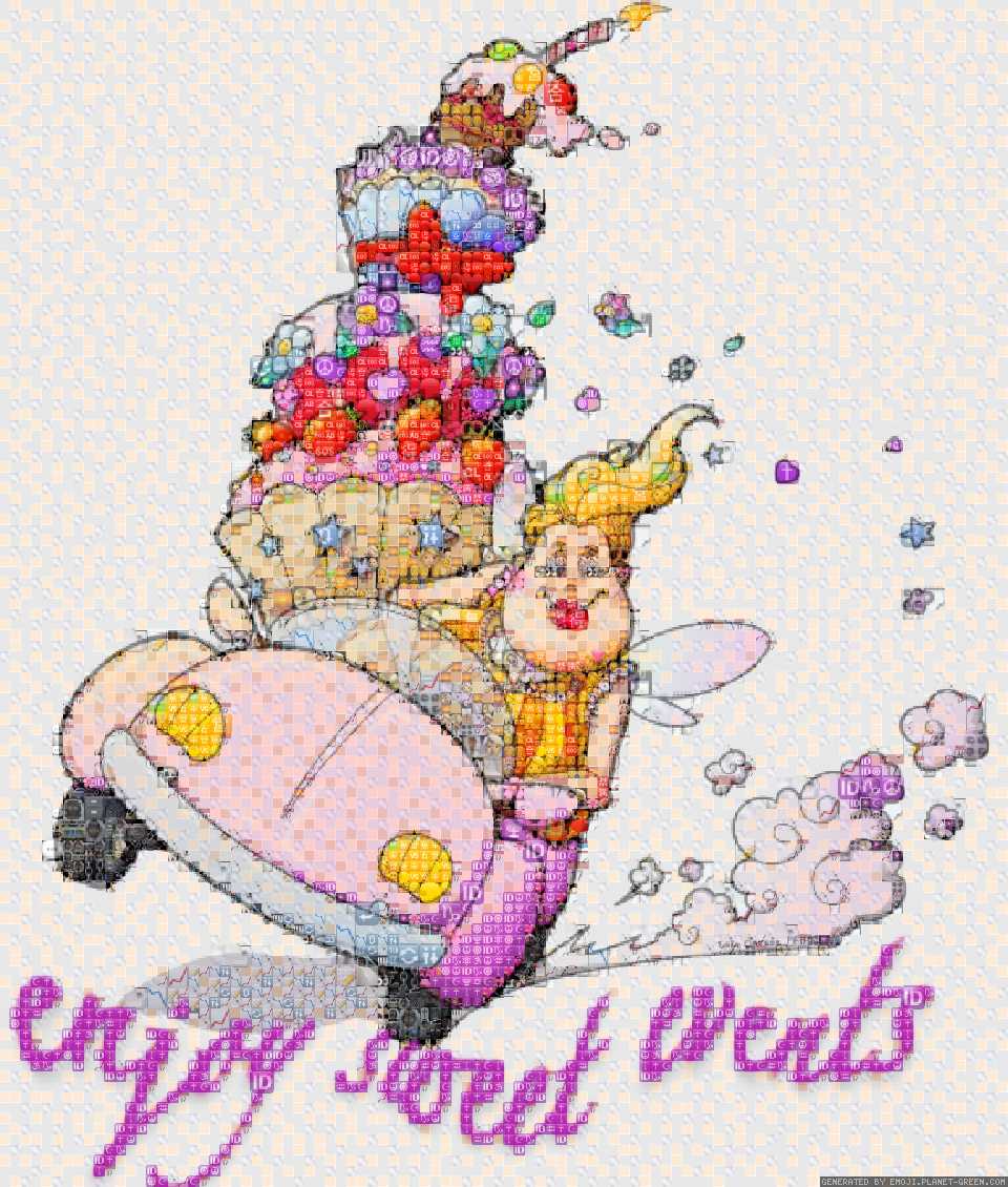 Cake Fairy by enjoysweetevents | 🖼Emoji Mosaic🎉