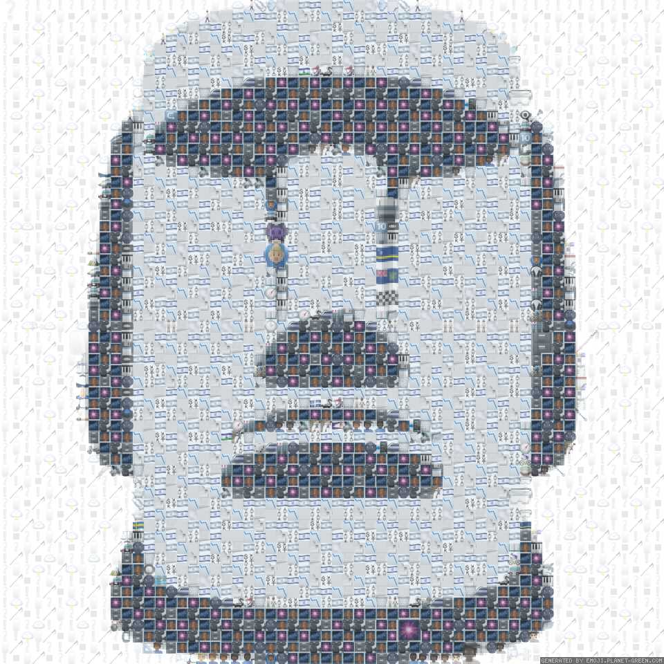 :moyai: by moyai | 🖼Emoji Mosaic🎉