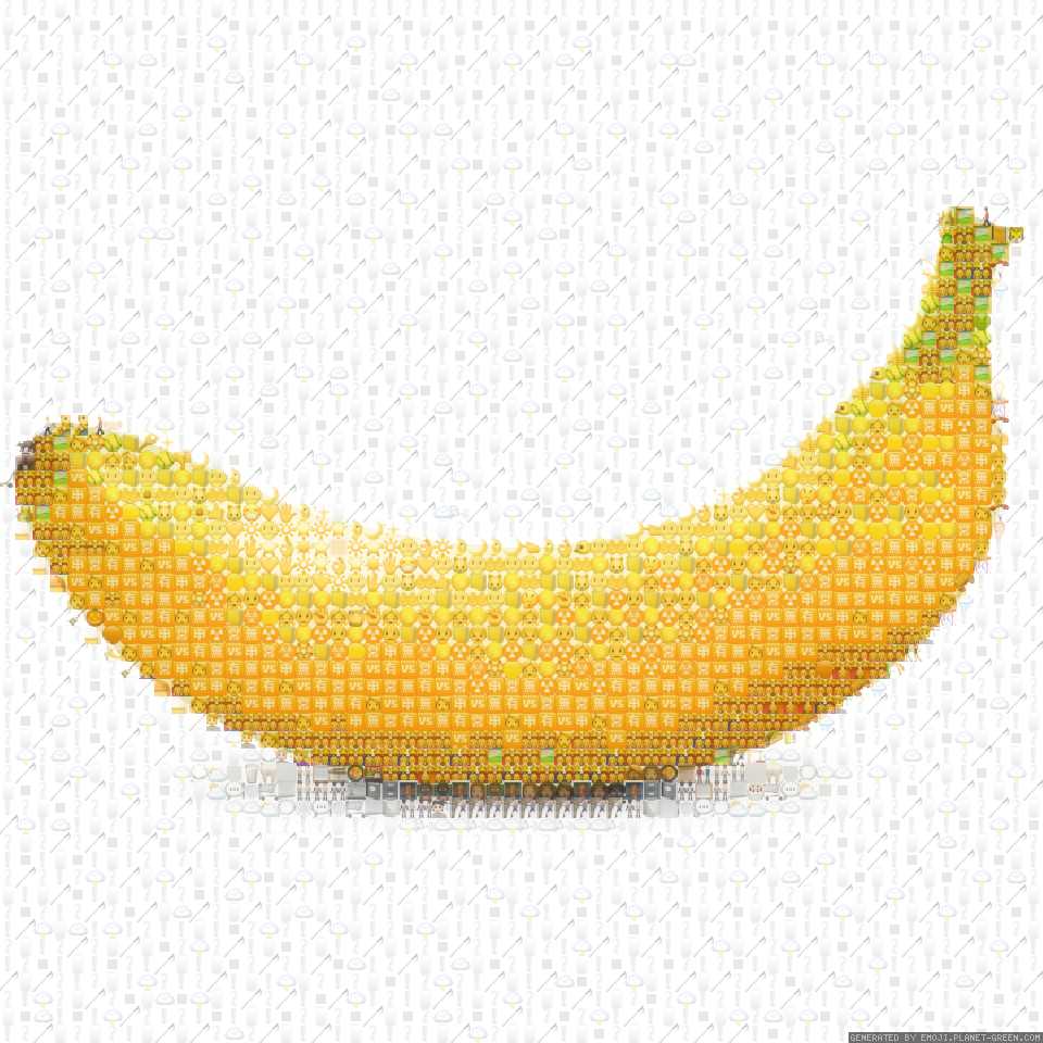 BANANA by BANANA | 🖼Emoji Mosaic🎉