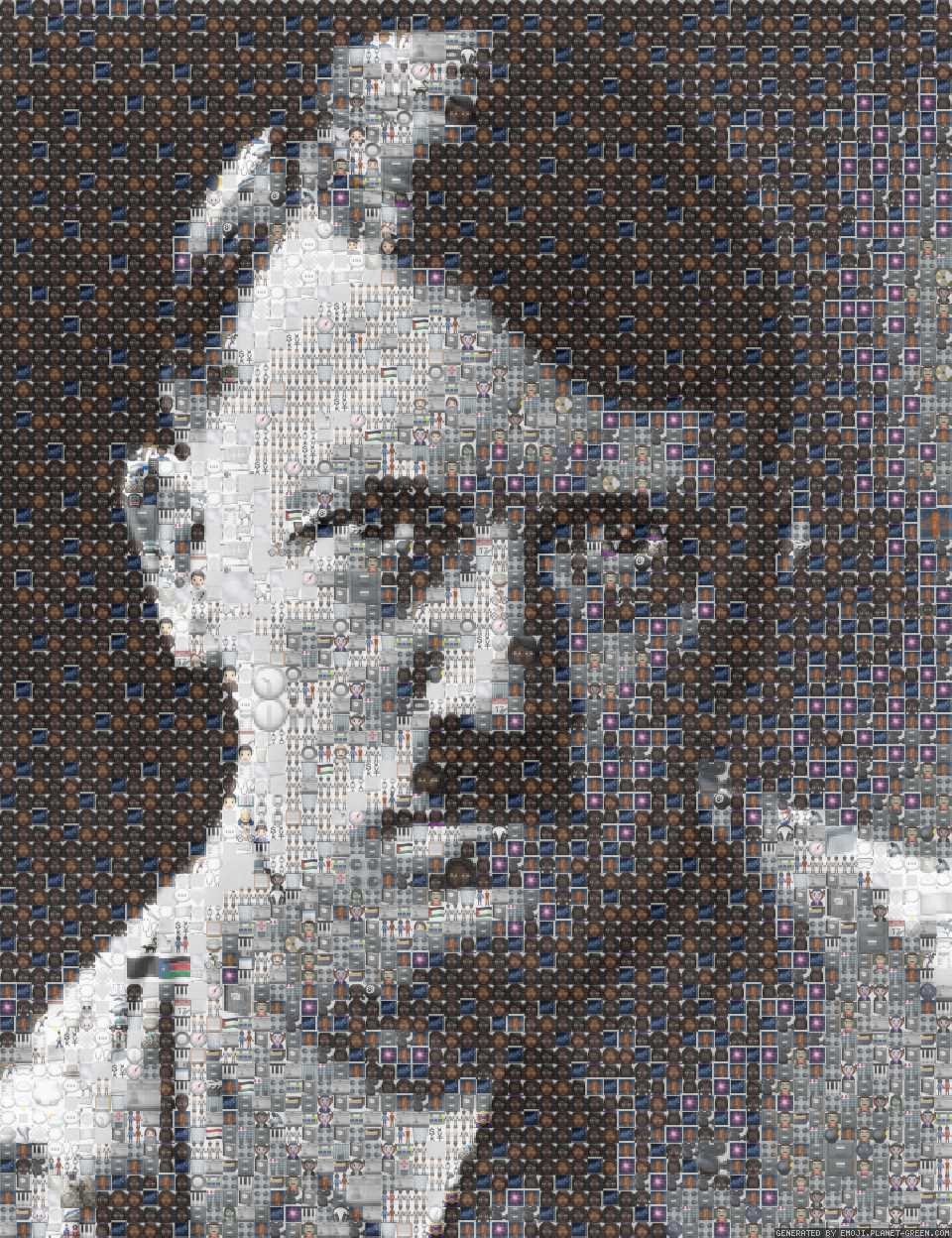 Hitler by NotANazi | 🖼Emoji Mosaic🎉
