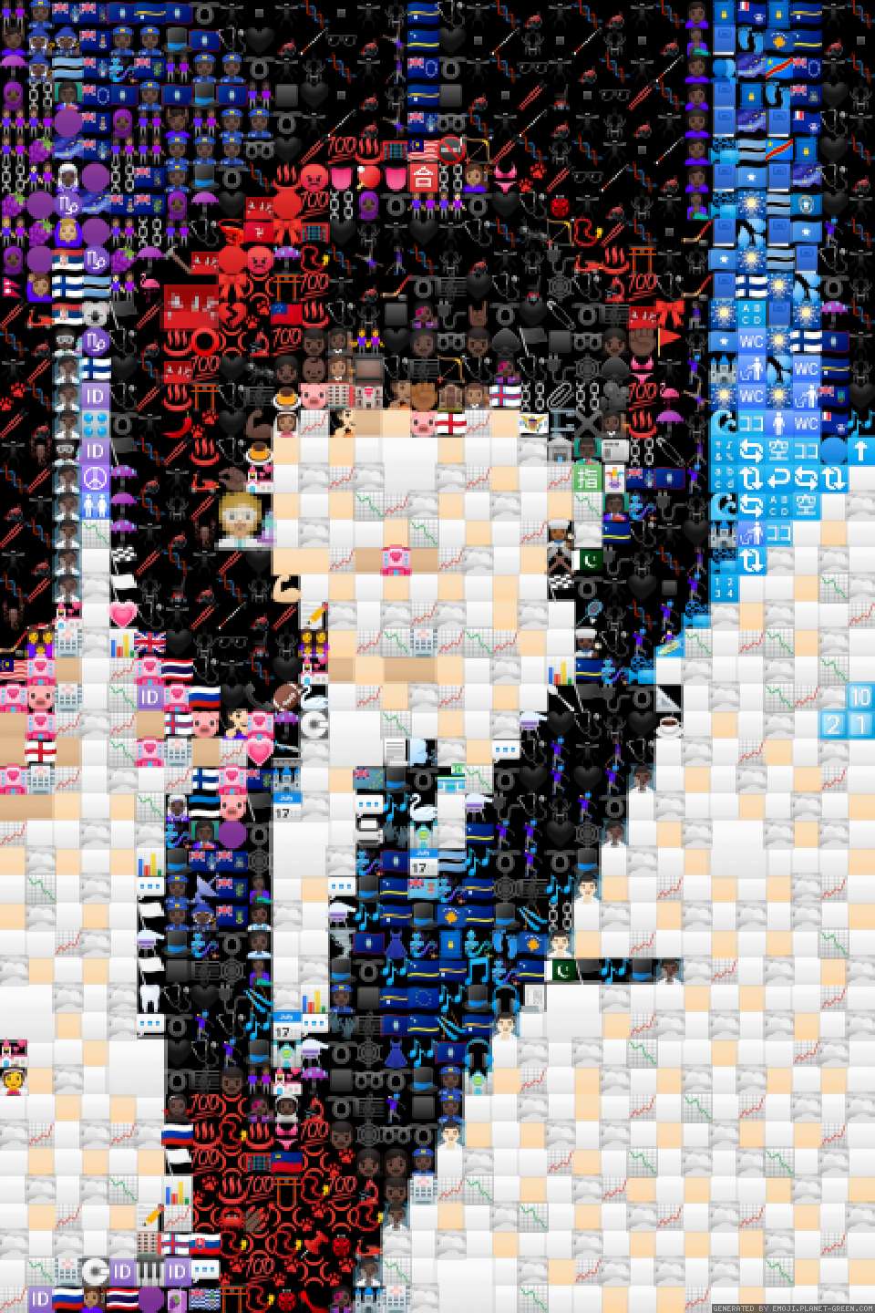 Lovely V by Archie | 🖼Emoji Mosaic🎉