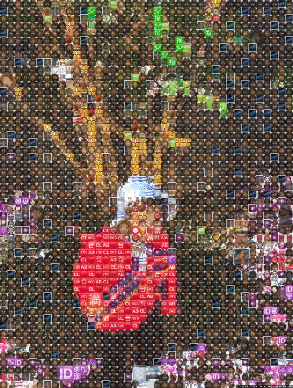 Mila mosaic by (No Name) | 🖼Emoji Mosaic🎉