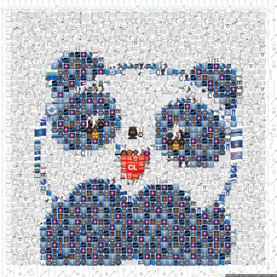 Panda by S | 🖼Emoji Mosaic🎉
