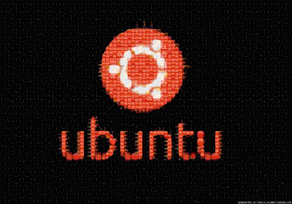 Ubuntu by Ricksy Circuit | 🖼Emoji Mosaic🎉