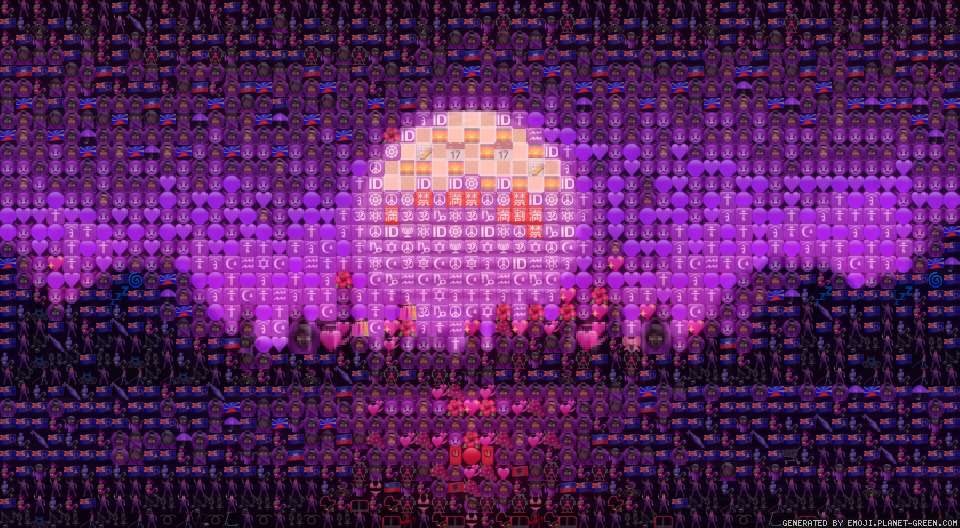 Syithwave with emoji's! by ... | 🖼Emoji Mosaic🎉