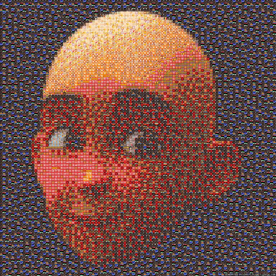 Keloğlan by UwU | 🖼Emoji Mosaic🎉