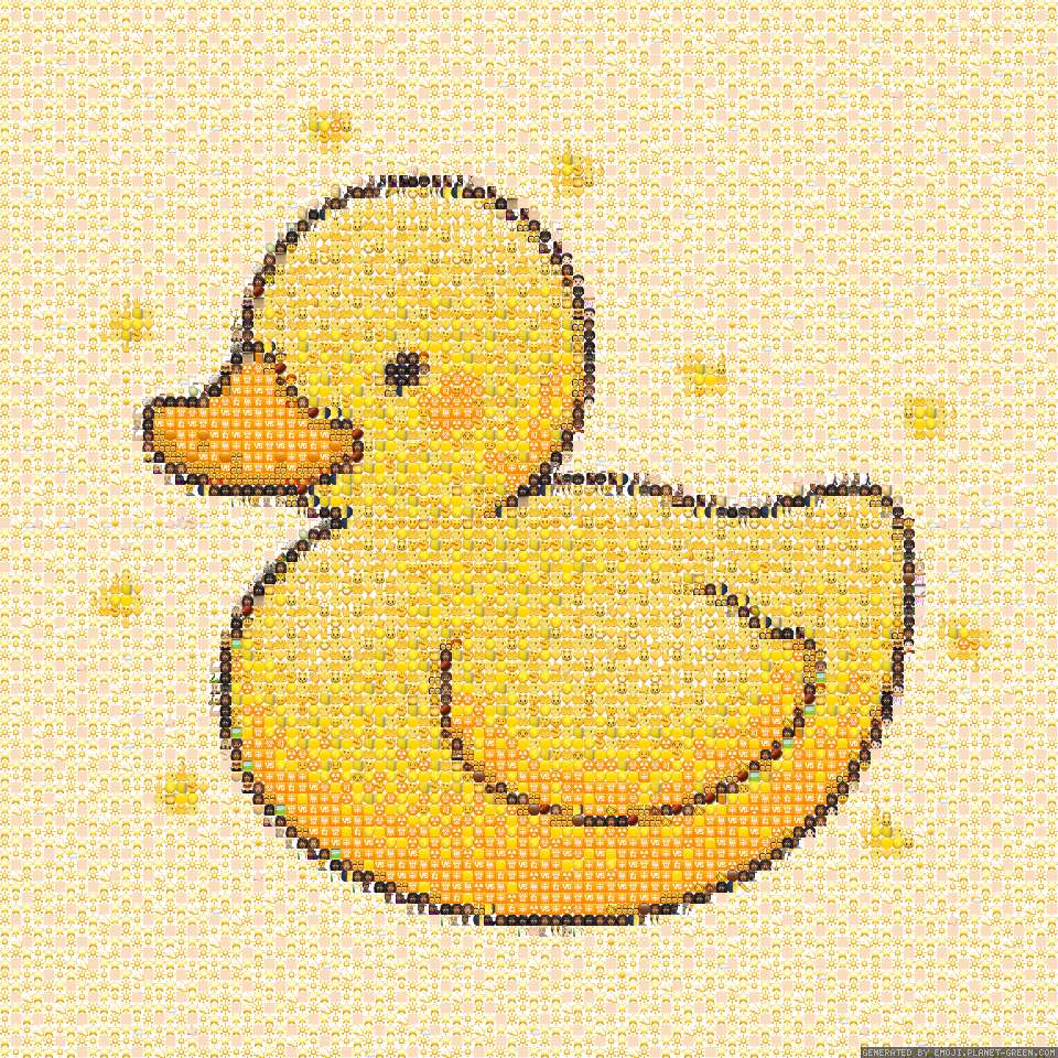 ducki by cay | 🖼Emoji Mosaic🎉