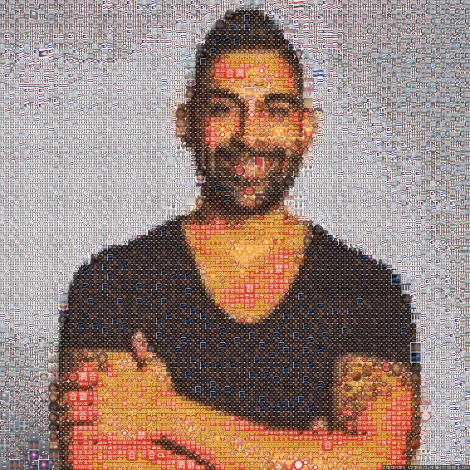 Dam Man by DHOR MARN | 🖼Emoji Mosaic🎉