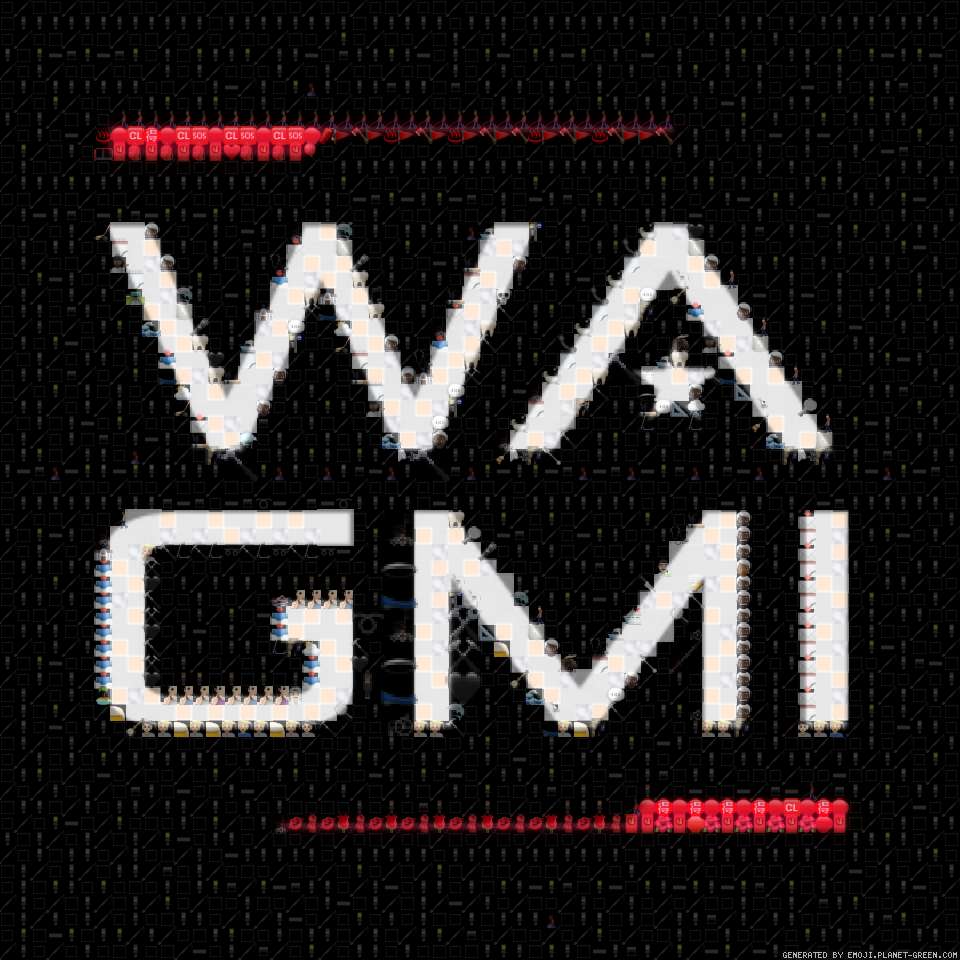 Wagmi logo by (No Name) | 🖼Emoji Mosaic🎉