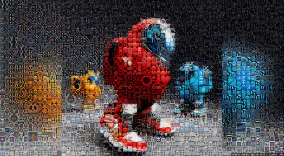 amogus drip by Dennis551103 | 🖼Emoji Mosaic🎉
