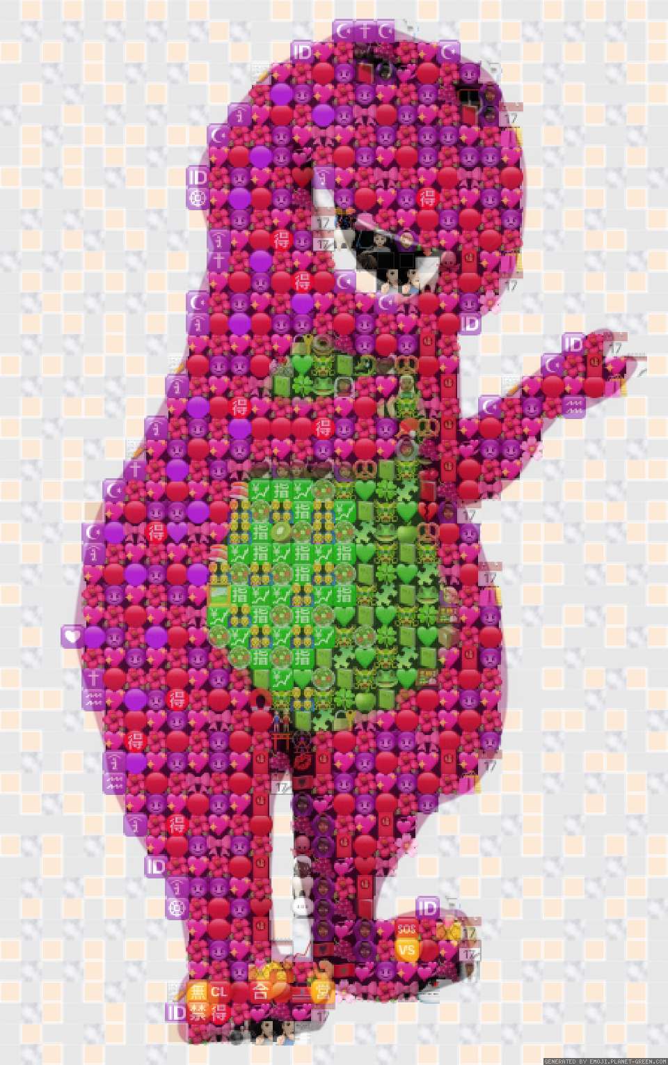 BaRnEy ThE dInOsAuR by Dennis551103 | 🖼Emoji Mosaic🎉