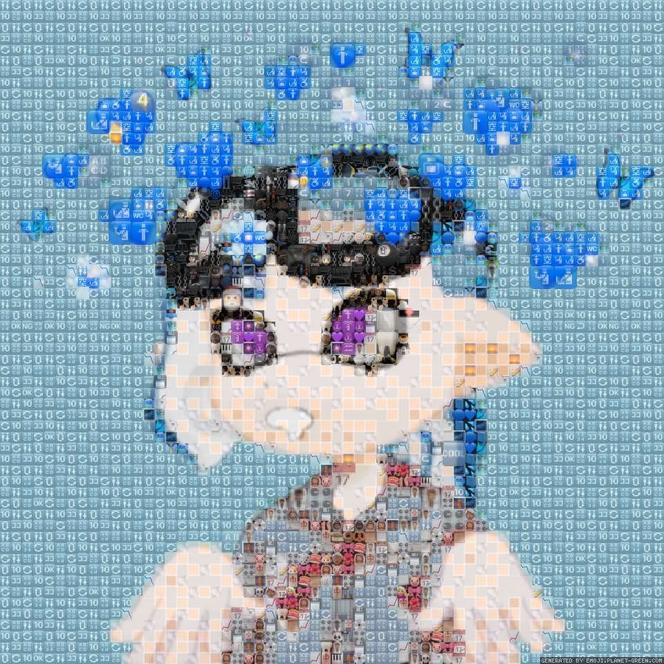 A very woomy mosaic by Sqwibby | 🖼Emoji Mosaic🎉