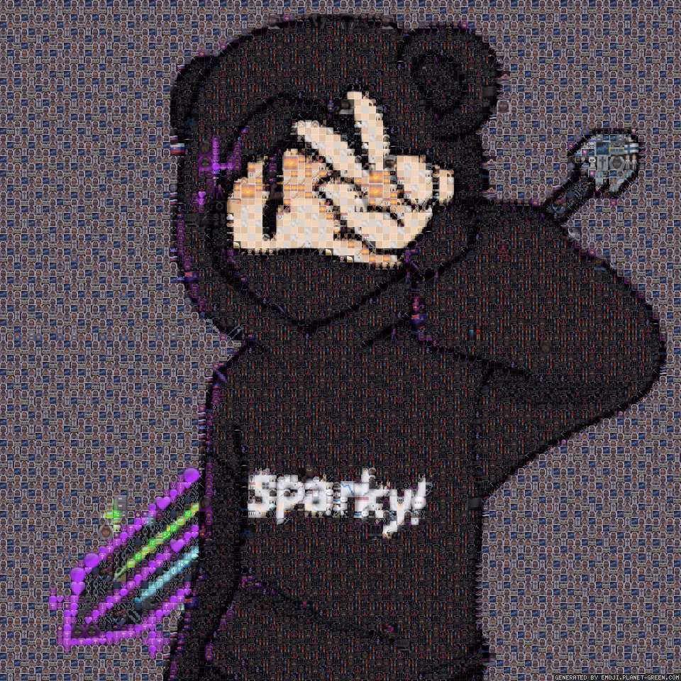 Sparky Fanart by dungeons and dragons | 🖼Emoji Mosaic🎉