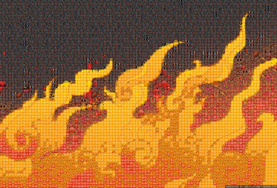 Fire by Nickname | 🖼Emoji Mosaic🎉