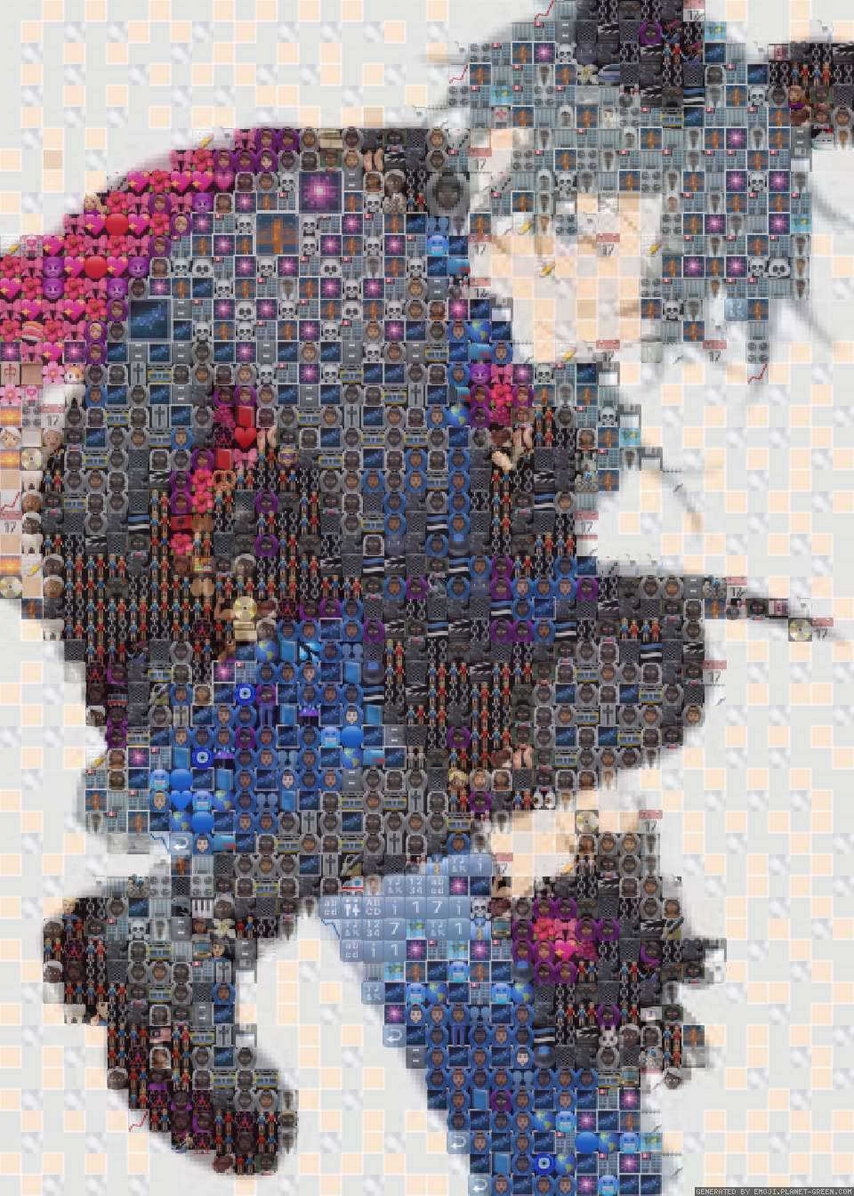 blurry bunny niki by max | 🖼Emoji Mosaic🎉