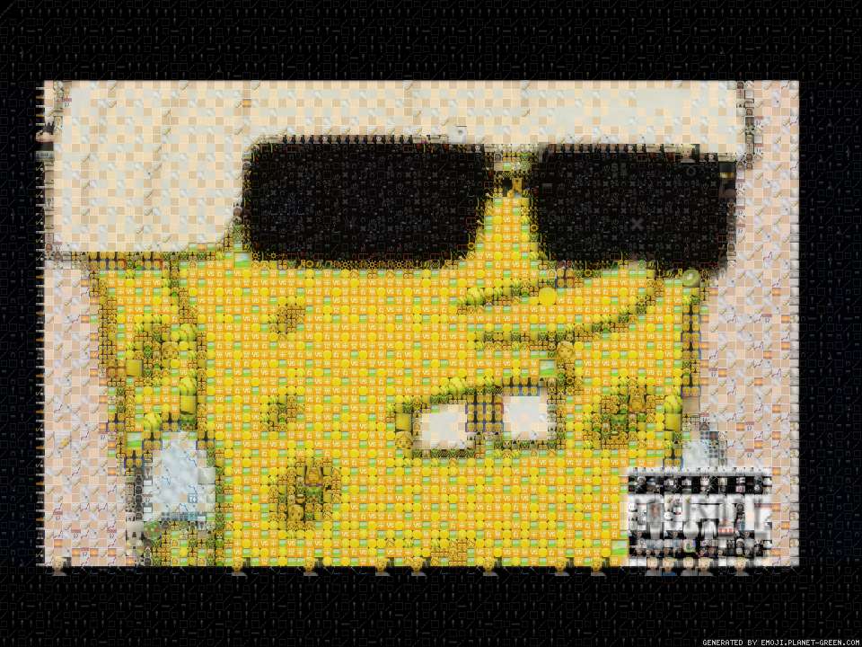 Spongbob by Nickname | 🖼Emoji Mosaic🎉
