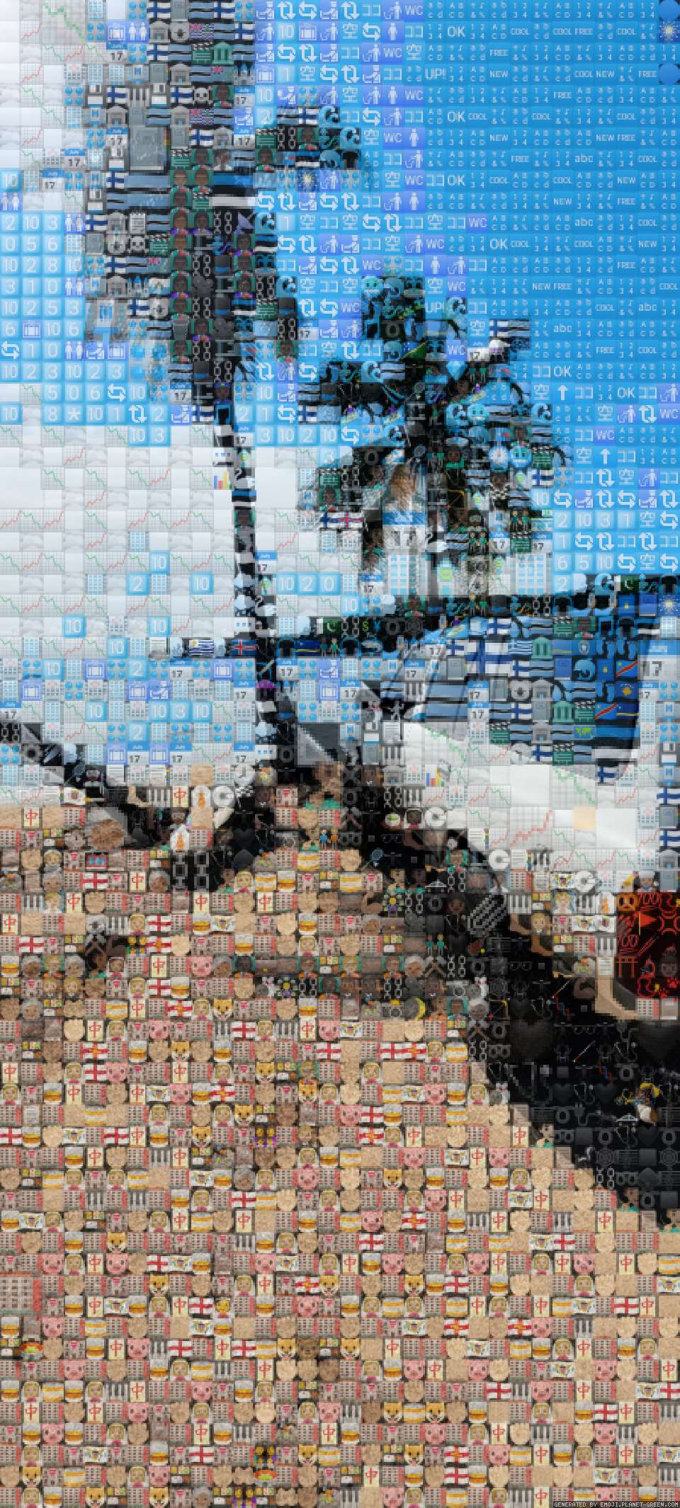Beach by Grecco russo | 🖼Emoji Mosaic🎉