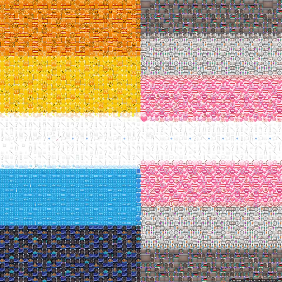 aroace and demigirl by BeylaBoo | 🖼Emoji Mosaic🎉