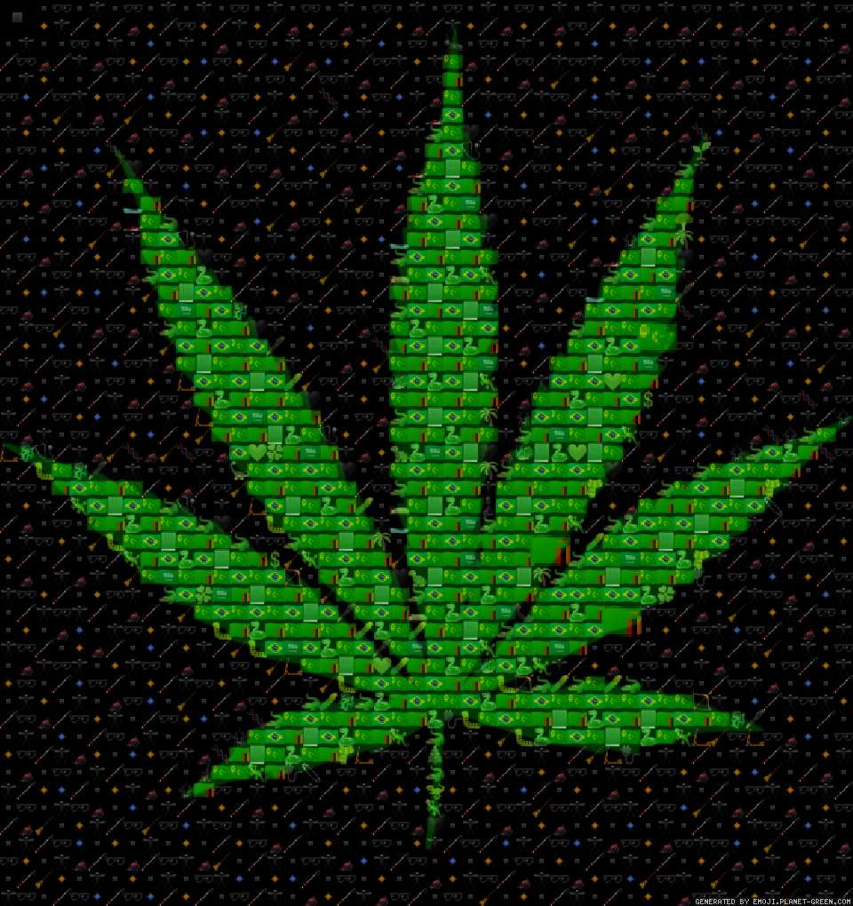 Weed by Madnad | 🖼Emoji Mosaic🎉