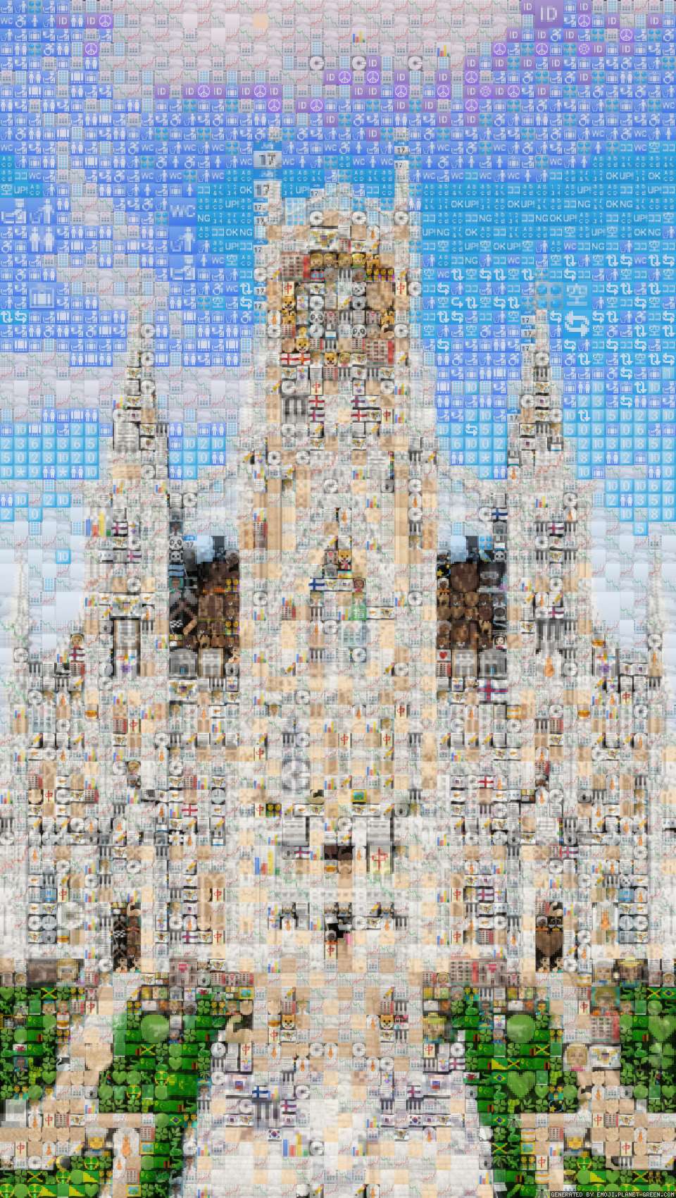 Майнкрафт by Stefan | 🖼Emoji Mosaic🎉