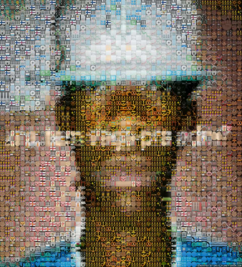 M by Lkkkkmm | 🖼Emoji Mosaic🎉
