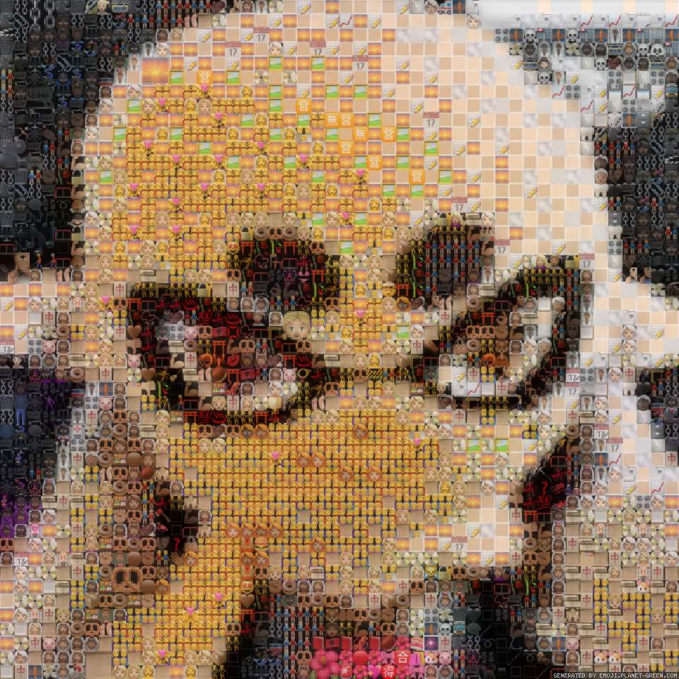 bald callie by todddddddddddddd | 🖼Emoji Mosaic🎉