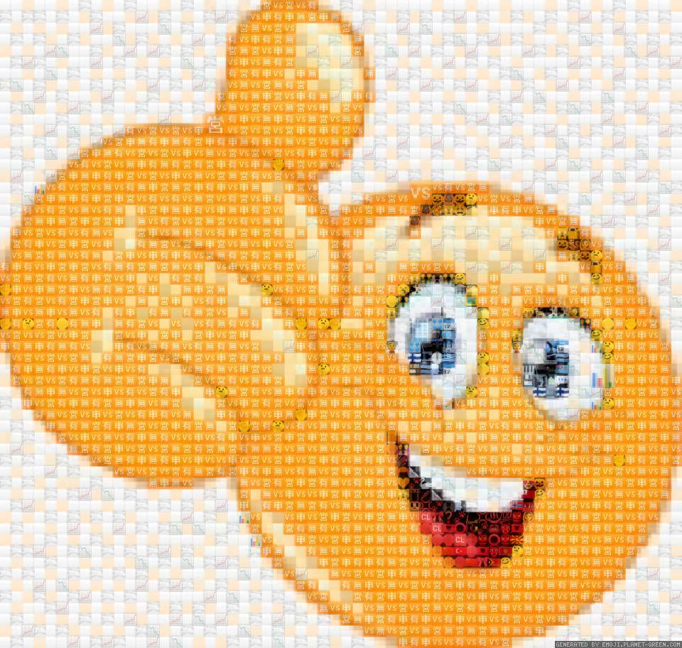 happy thumbs up by Tee hee | 🖼Emoji Mosaic🎉