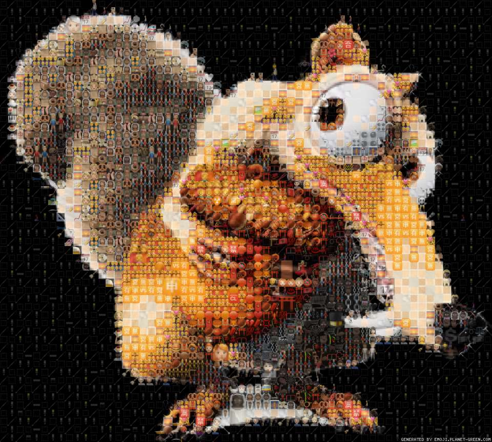 Squarrel by Yes | 🖼Emoji Mosaic🎉