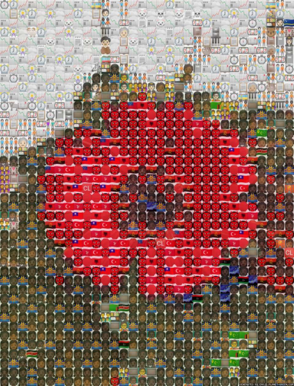 gerbera by Robradas | 🖼Emoji Mosaic🎉