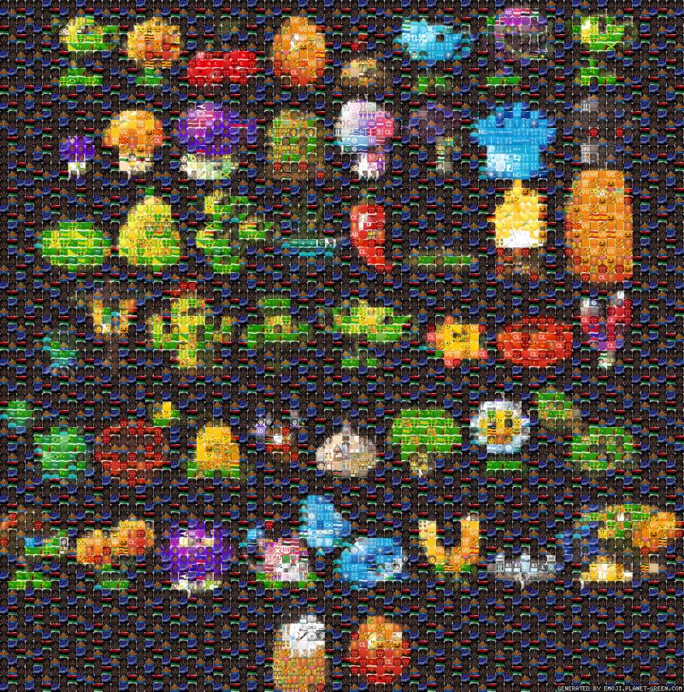 Pvz by Joseph | 🖼Emoji Mosaic🎉
