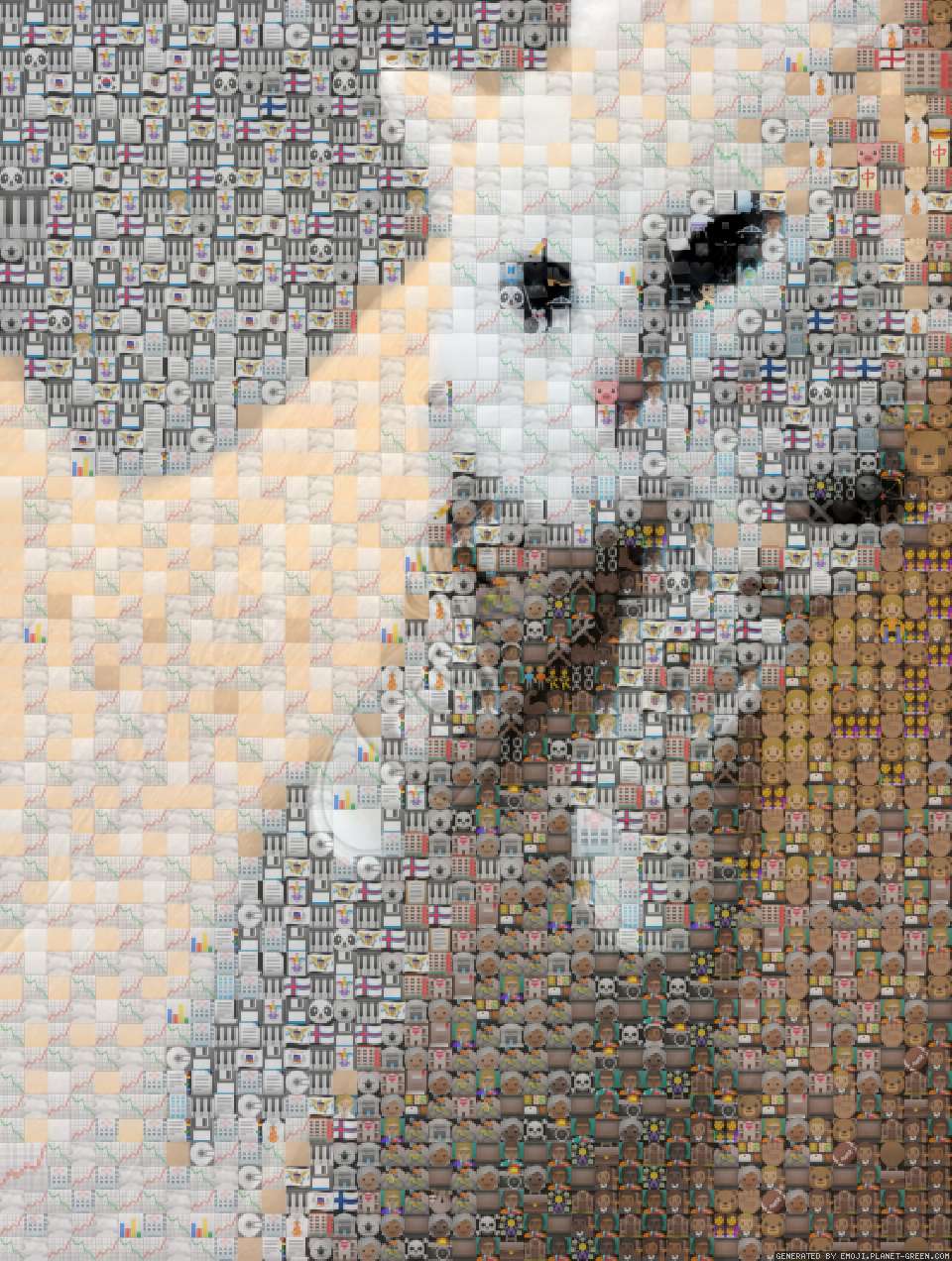 Негр by Hot_dog7513 | 🖼Emoji Mosaic🎉