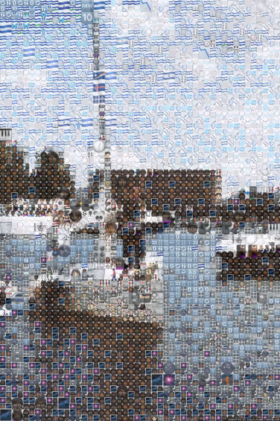 Wall event. by Robert Hammond | 🖼Emoji Mosaic🎉