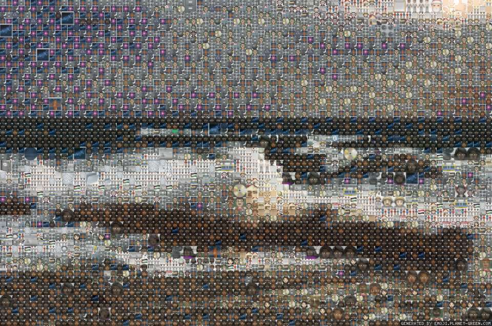 Nearly. by Calvin Johnson | 🖼Emoji Mosaic🎉
