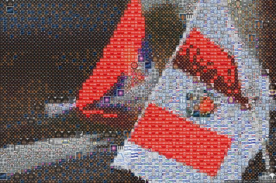 Forget blue world. by Nicholas Taylor | 🖼Emoji Mosaic🎉
