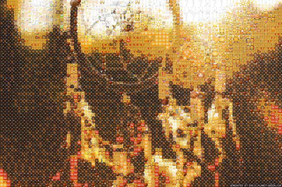 Break green. by David Sharp | 🖼Emoji Mosaic🎉