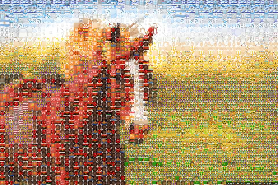 Horse by A | 🖼Emoji Mosaic🎉