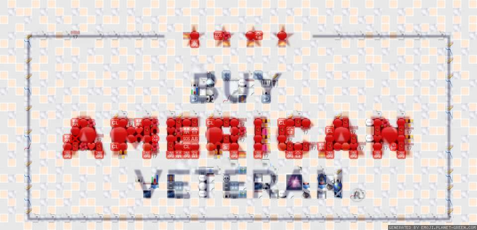 Buy American Veteran™ by JC | 🖼Emoji Mosaic🎉