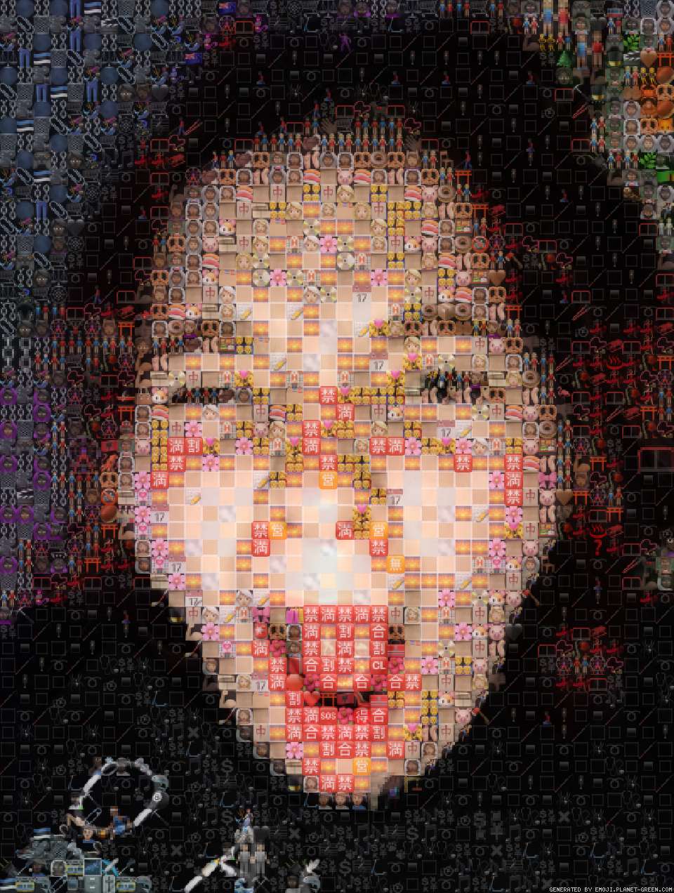 Elsa by Samswitcheroo | 🖼Emoji Mosaic🎉