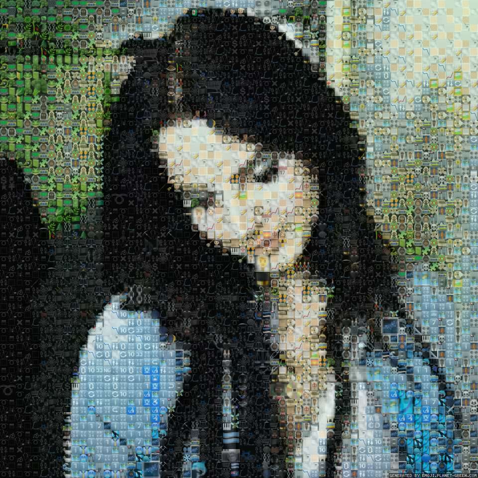lana del rey by alex | 🖼Emoji Mosaic🎉