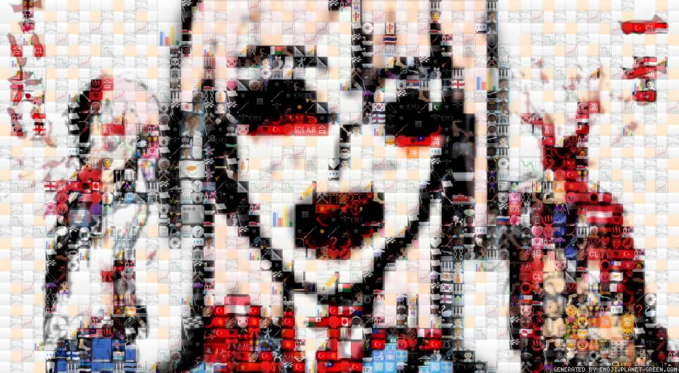 再见了海豚梦 by 検索してはいけない言葉 | 🖼Emoji Mosaic🎉
