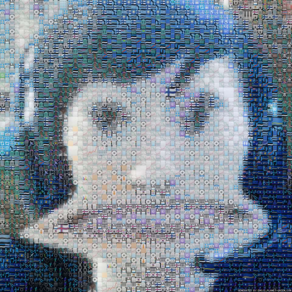 哇袄 by 电棍 | 🖼Emoji Mosaic🎉