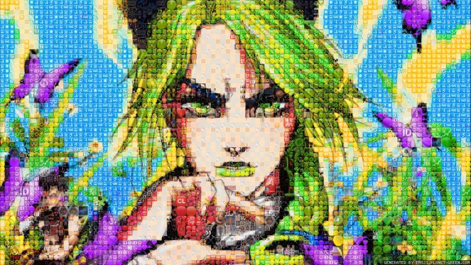 Jolyne by HAZ | 🖼Emoji Mosaic🎉