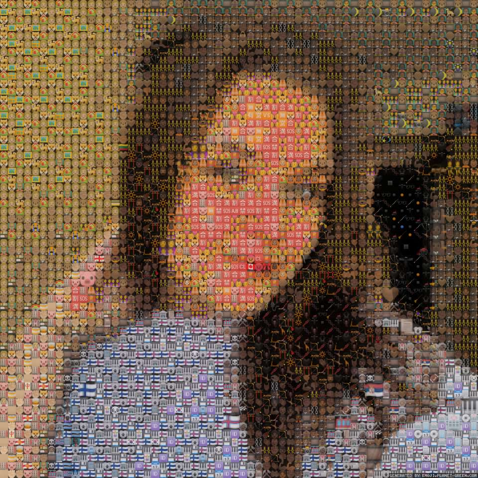 Anya by Dayaninho | 🖼Emoji Mosaic🎉
