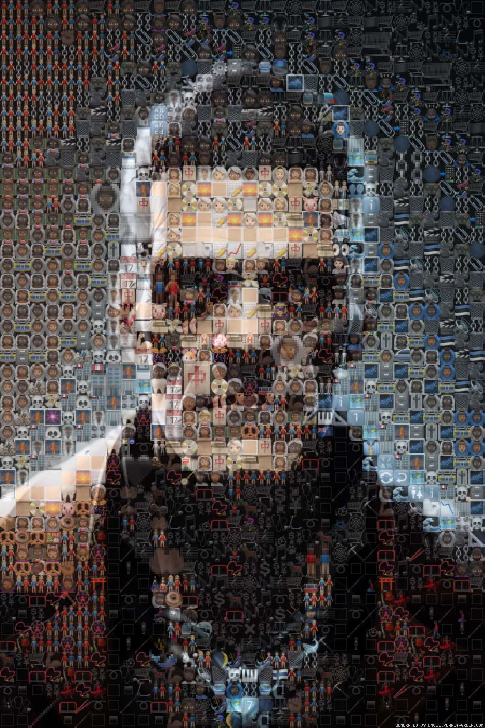 Frankenstein by Frankenstein | 🖼Emoji Mosaic🎉