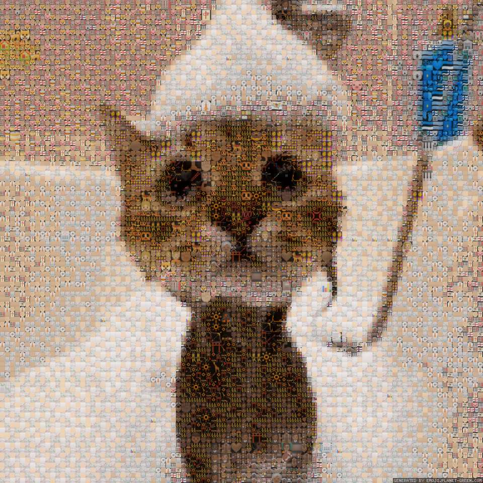 Sillycattt by matethegyu | 🖼Emoji Mosaic🎉