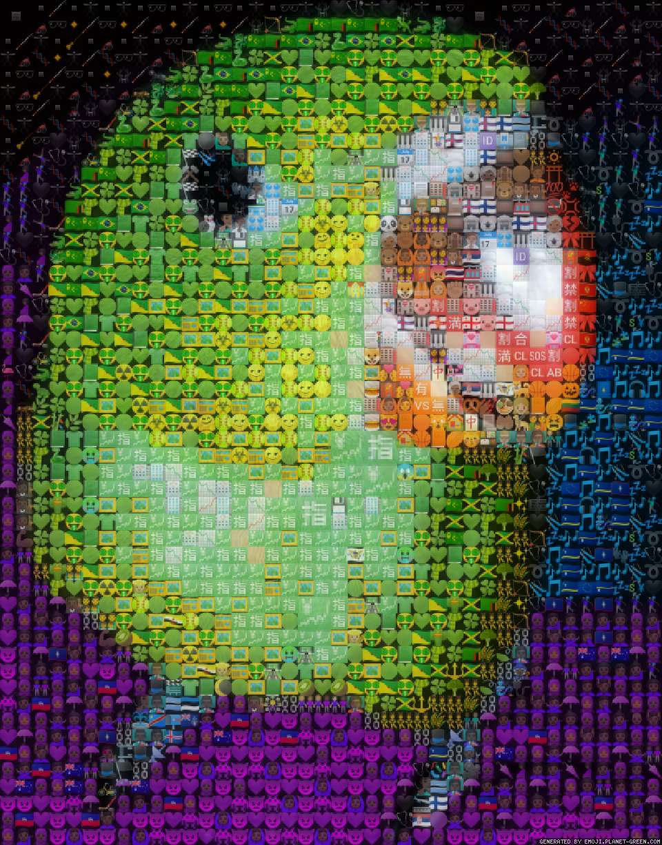 bird by abakamamama | 🖼Emoji Mosaic🎉