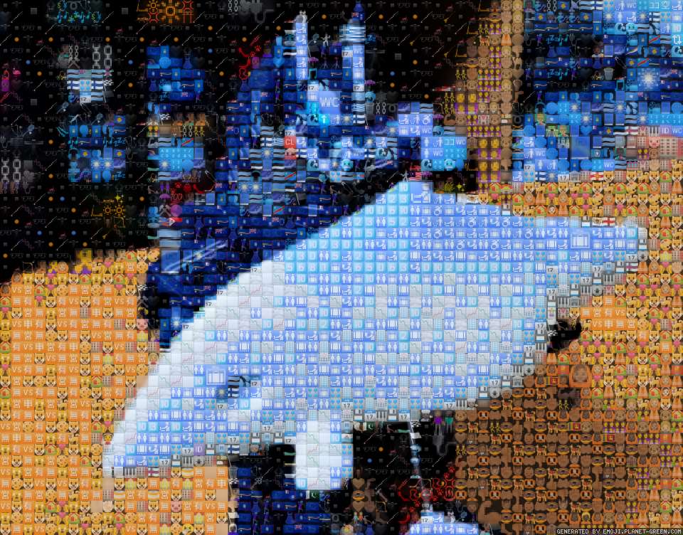 　 by 神野ナマコ | 🖼Emoji Mosaic🎉