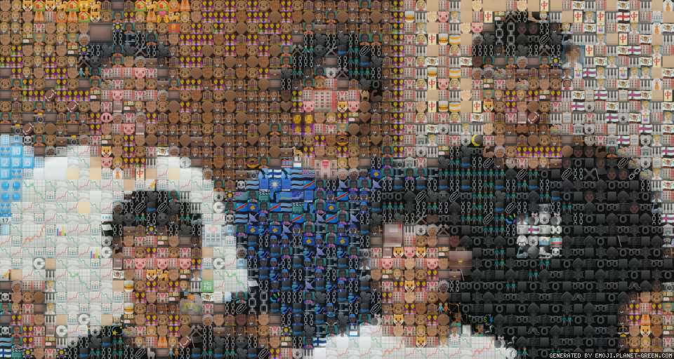 谨 by G | 🖼Emoji Mosaic🎉