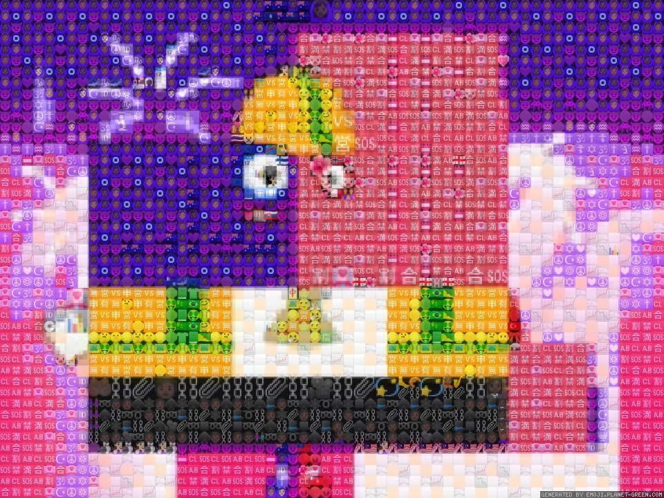 6886 as emoji mosaix generator by fuck slovenia | 🖼Emoji Mosaic🎉